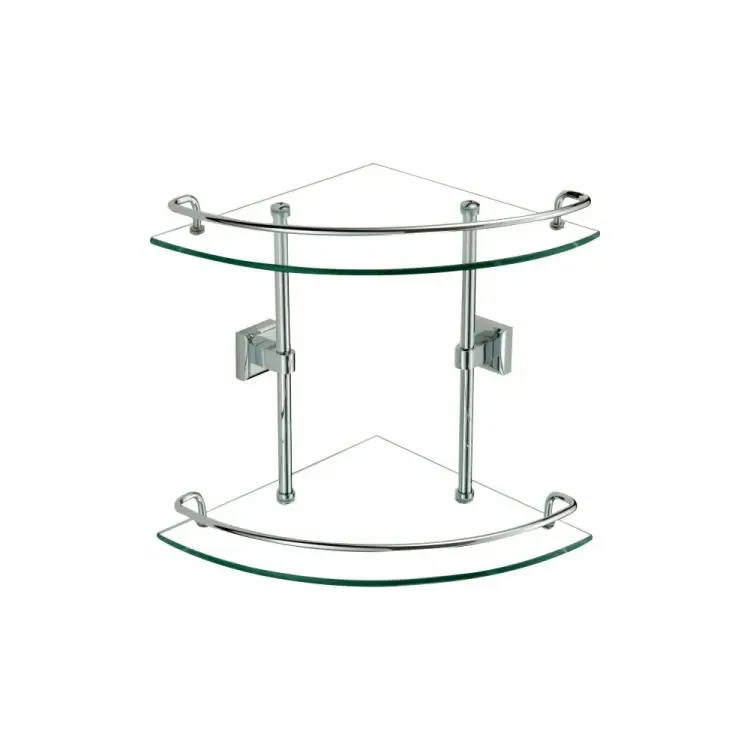 Угловая стеклянная двойная полка Savol S-095322 23164