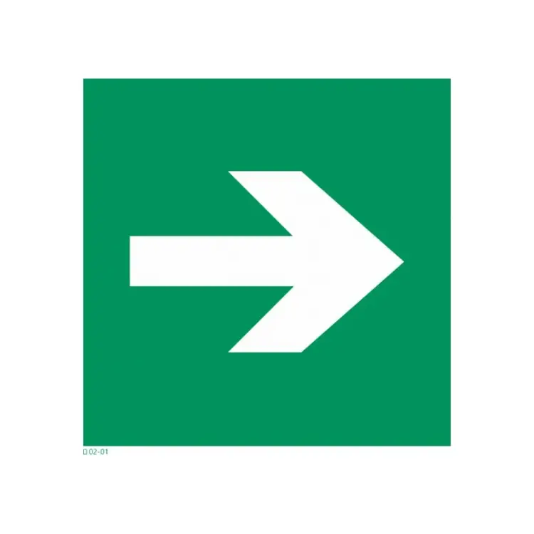 Эвакуационная наклейка REXANT Направляющая стрелка 56-0029