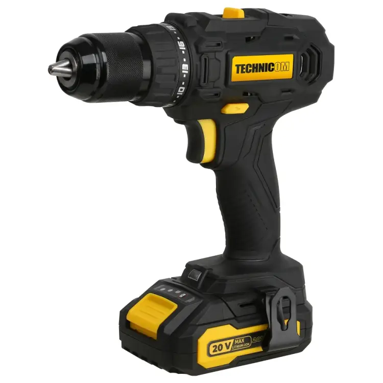 Аккумуляторная дрель шуруповерт TECHNICOM TC-CD797 Аккумуляторная дрель шуруповерт TECHNICOM TC-CD797