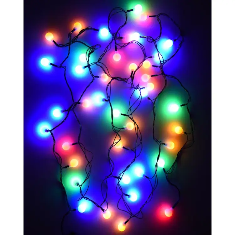 Светодиодная шариковая гирлянда GLQ MC 7 40 LB