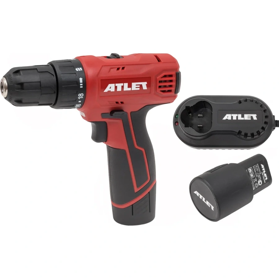 Аккумуляторная дрель шуруповерт ATLET CDT212D.1