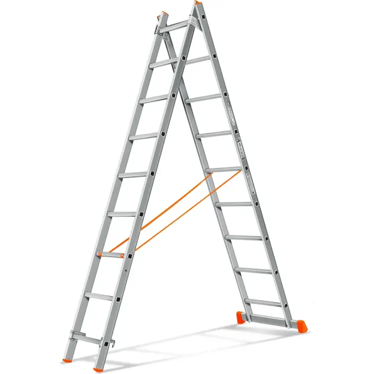 Двухсекционная лестница Эйфель Гранит 2х9