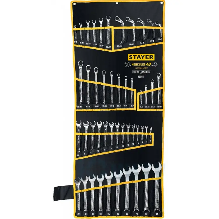 Набор универсальных гаечных ключей STAYER ПРОФ. 27082-H47 Набор универсальных гаечных ключей STAYER ПРОФ. 27082-H47