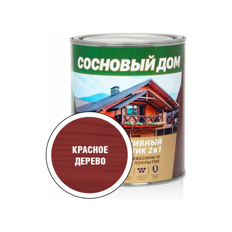 Декоративно-защитный состав для древесины ЗАО Декарт Сосновый дом 29518