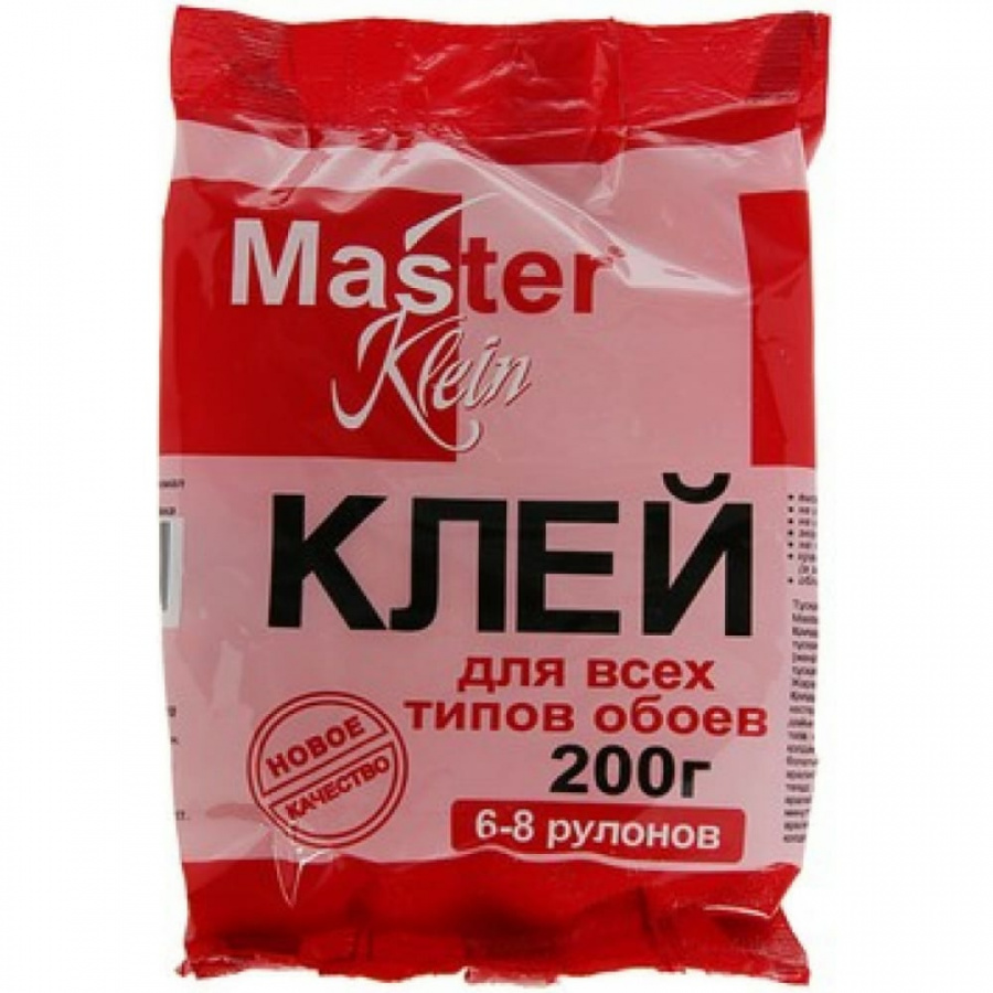 Обойный клей для всех типов обоев Master Klein 11603226