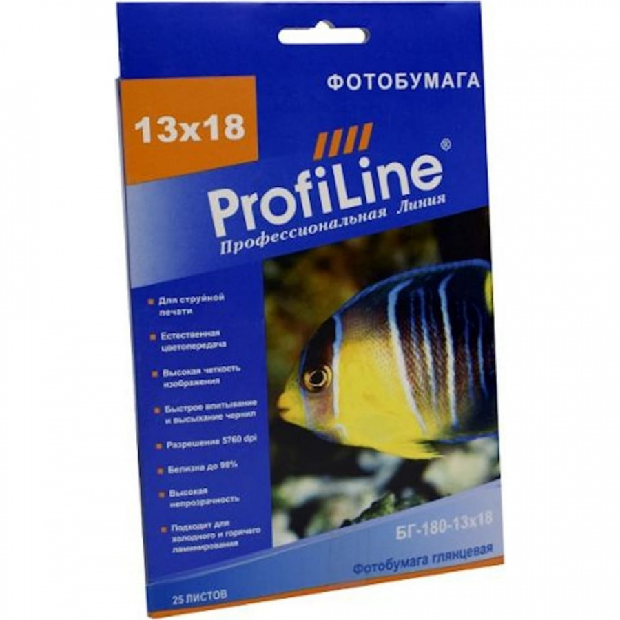 Глянцевая фотобумага ProfiLine PL_GP_180_13x18_25