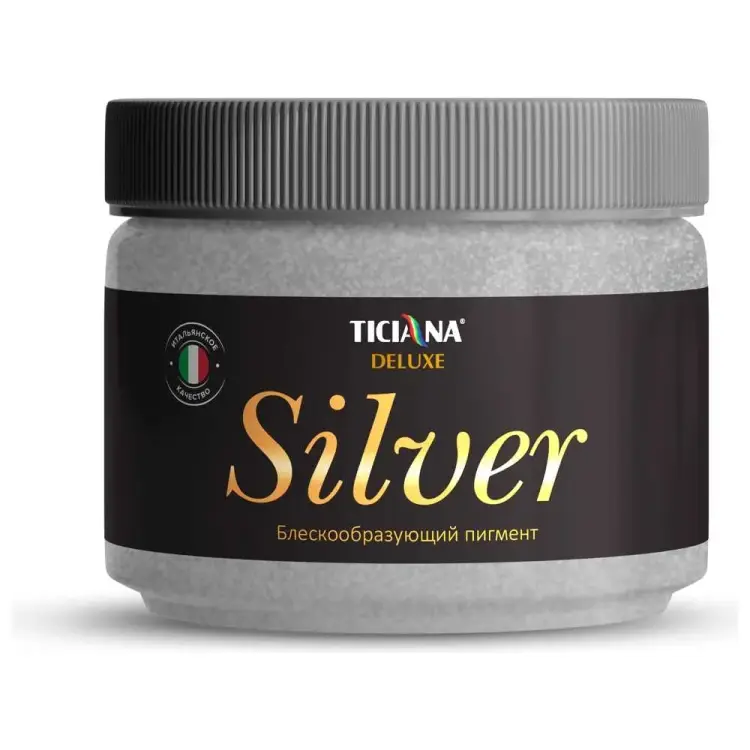 Блескообразующий пигмент Ticiana DeLuxe Silver 4300002809