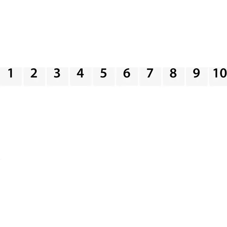 Горизонтальная маркировка Klemsan DO 10x8; 0.0.0.5.504346