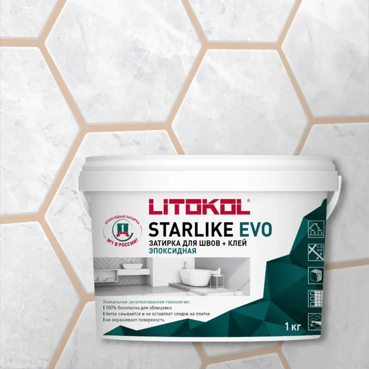 Эпоксидный состав для укладки и затирки мозаики LITOKOL STARLIKE EVO S.205 TRAVERTINO 485230002 Эпоксидный состав для укладки и затирки мозаики LITOKOL STARLIKE EVO S.205 TRAVERTINO 485230002