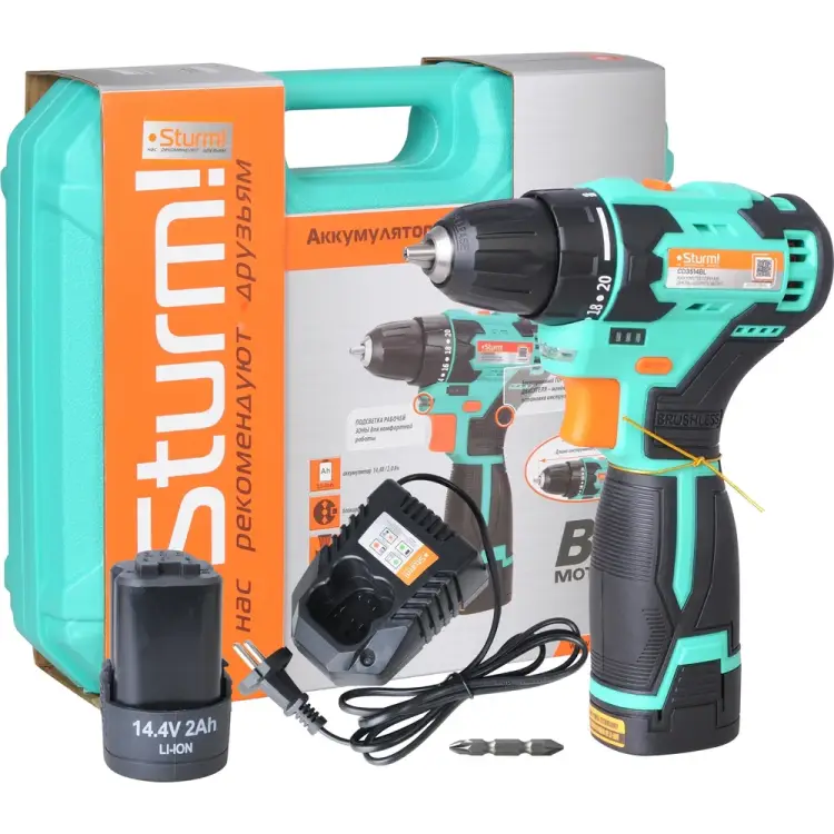 Аккумуляторный шуруповерт Sturm CD3514BL Аккумуляторный шуруповерт Sturm CD3514BL