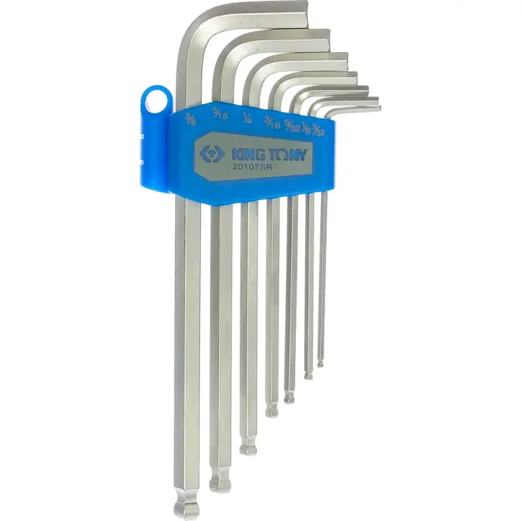 Набор Г-образных шестигранников KING TONY 20107SR