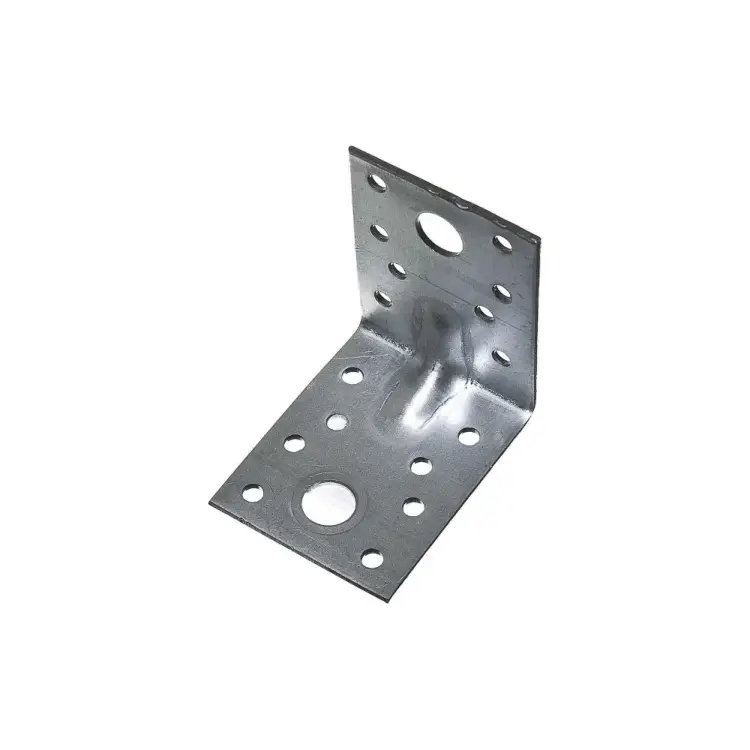 Усиленный оцинкованный крепежный уголок Саморезик KUU-90x65