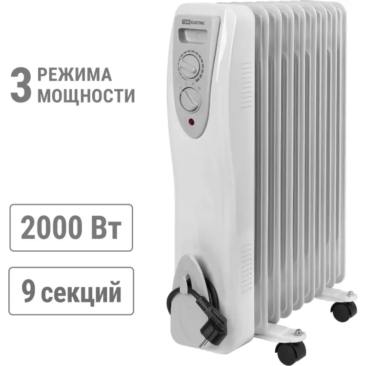 Масляный обогреватель TDM ELECTRIC МО-9 SQ2501-0902 Масляный обогреватель TDM ELECTRIC МО-9 SQ2501-0902