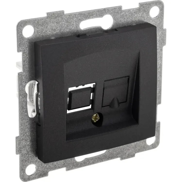 Одинарный механизм телефонной розетки GUSI Electric Bravo С10Т1-010