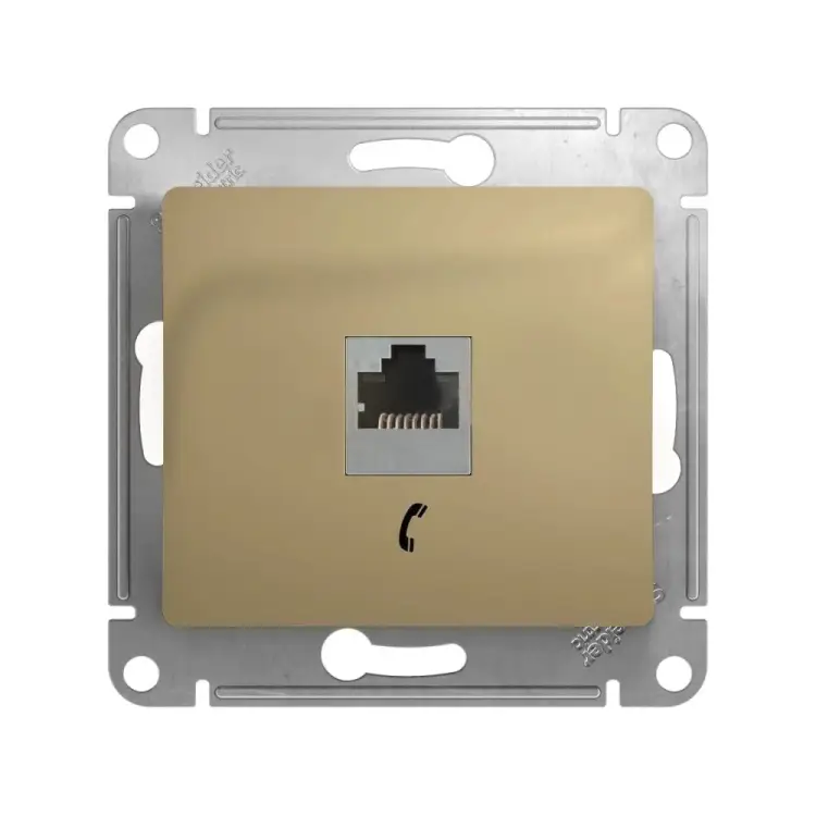 Телефонная розетка Systeme Electric GLOSSA GSL000481T