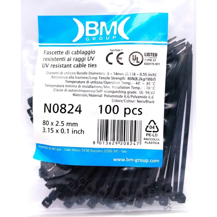 Кабельная стяжка BM Group BM-N0824