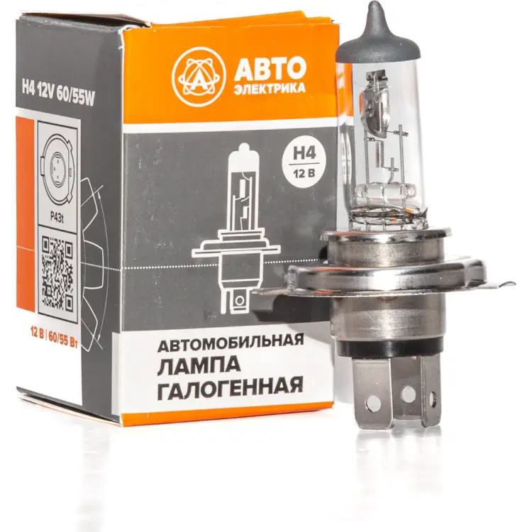 Автолампа АВТОЭЛЕКТРИКА h4 09.02399