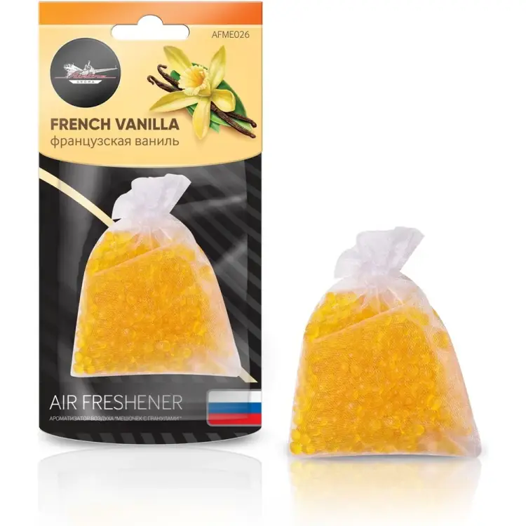 Подвесной ароматизатор в машину Airline Мешочек с гранулами AFME026