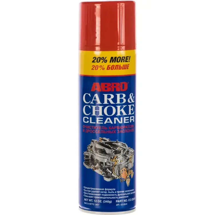 Спрей-очиститель карбюратора ABRO CC-220 CC-220-RU