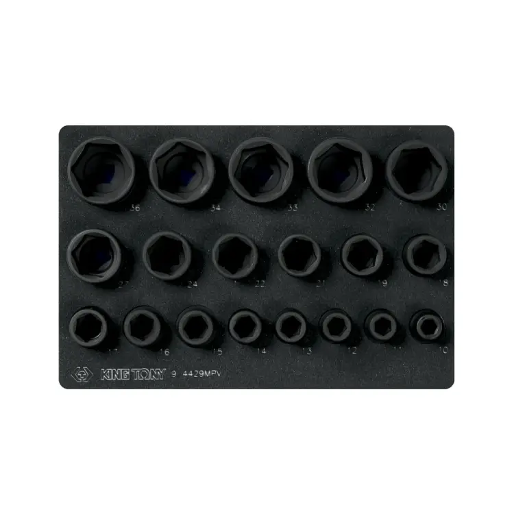 Набор торцевых головок KING TONY 9-4429MPV