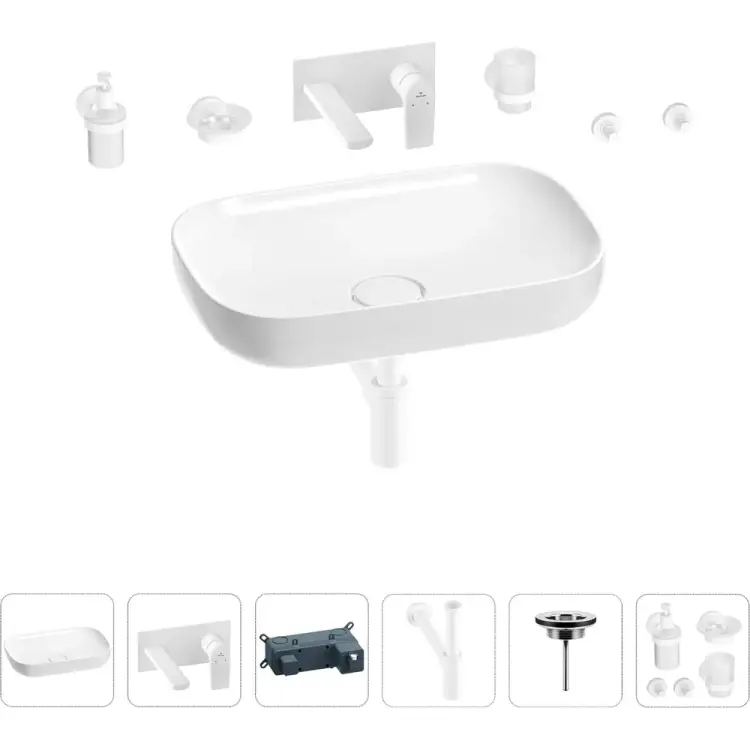 Раковина для ванной Wellsee Croquis 201005640