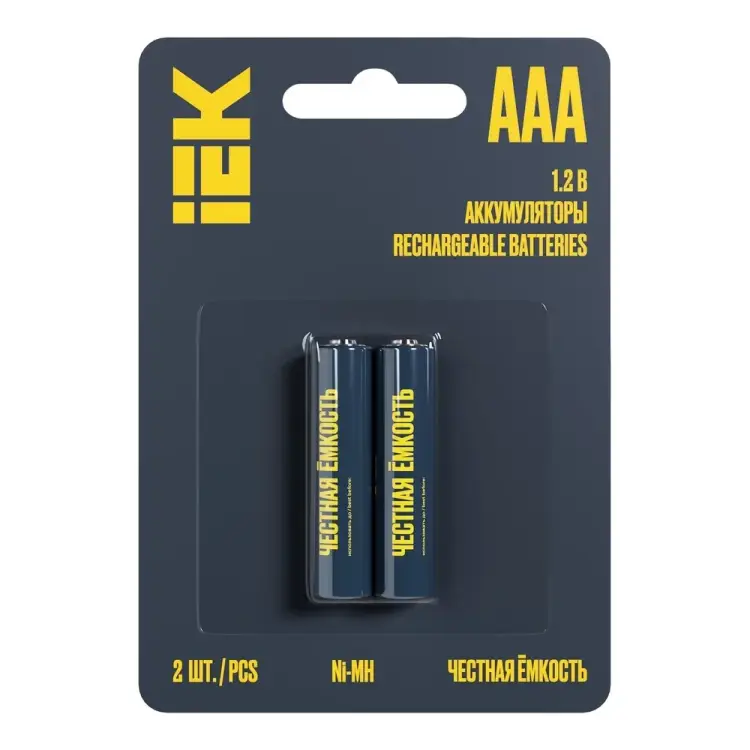 Аккумулятор IEK green ni-mh aaa 1100мач AAK-NIMH-03-1100-L02