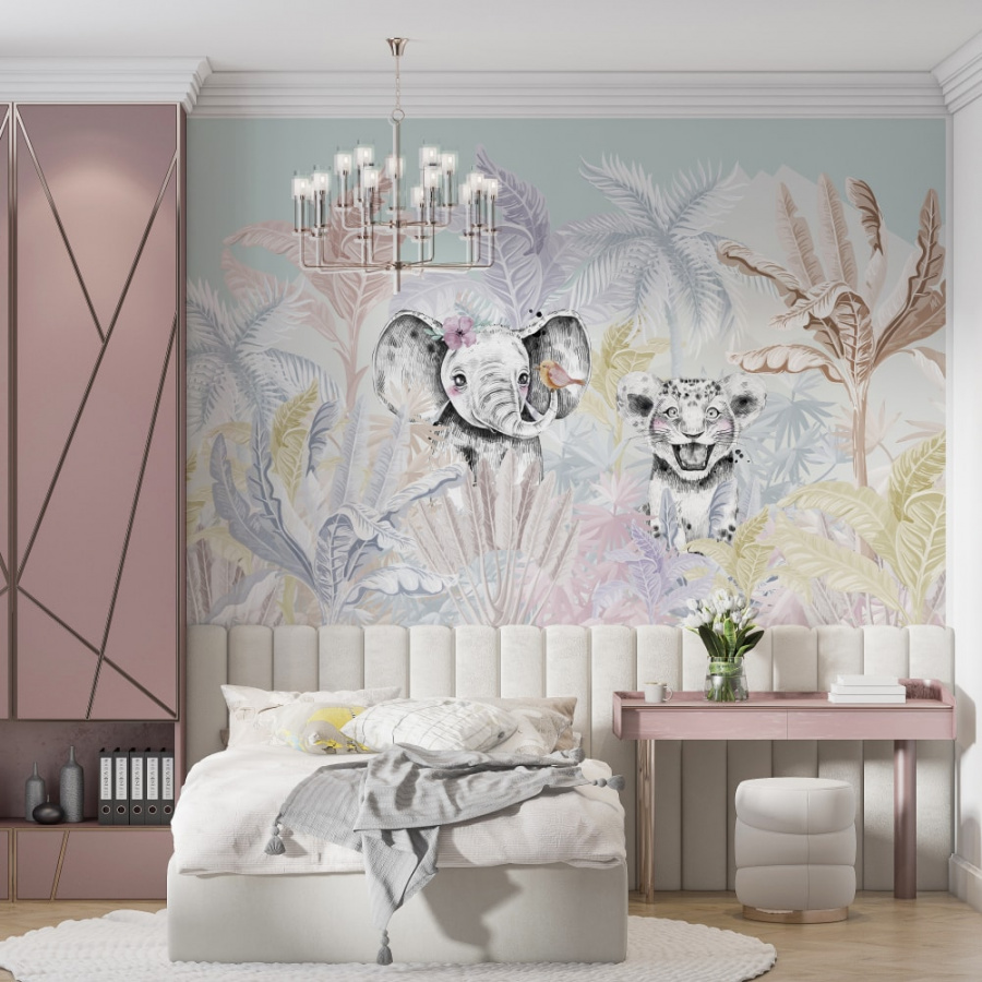 Фотообои Onprint PASTEL ANI GIRL ВФ