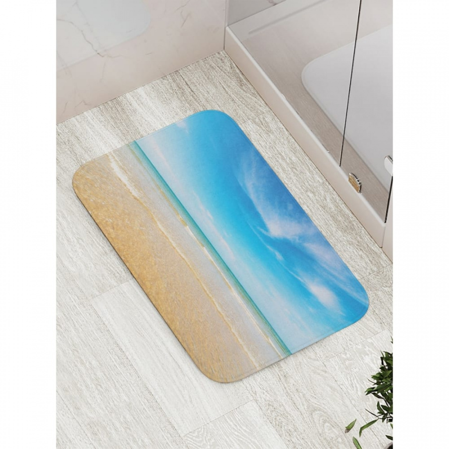 Противоскользящий коврик для ванной, сауны, бассейна JOYARTY Морской трепет
