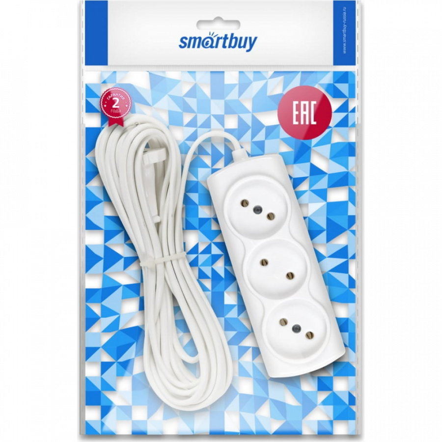 Удлинитель Smartbuy SBE-10-3-05-F