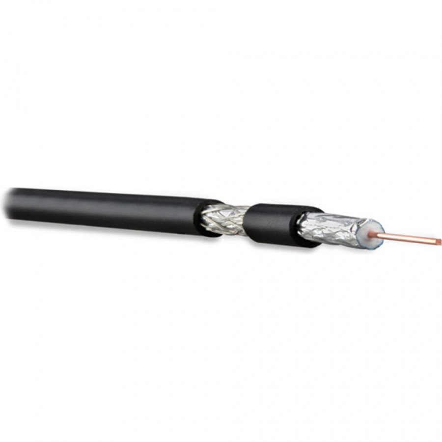 Коаксиальный кабель Hyperline COAX-RG6-100