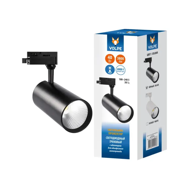 Трековый светодиодный светильник-прожектор Volpe ULB-Q276 UL-00005947