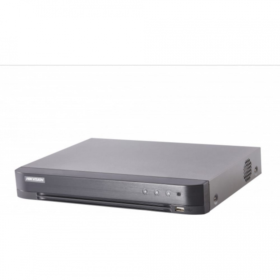 Четырехканальный гибридный hd-tvi регистратор Hikvision Acusense iDS-7204HUHI-M1/FA