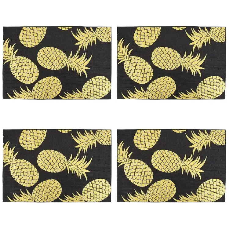 Набор сервировочных салфеток Nouvelle Ананас/black 9903338-1-Н4
