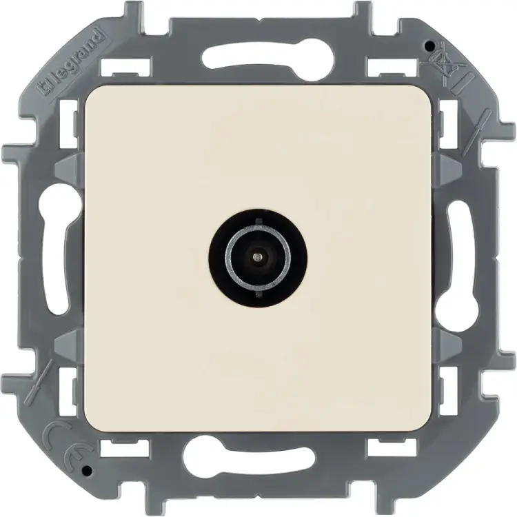 Проходная розетка TV Legrand INSPIRIA 673861