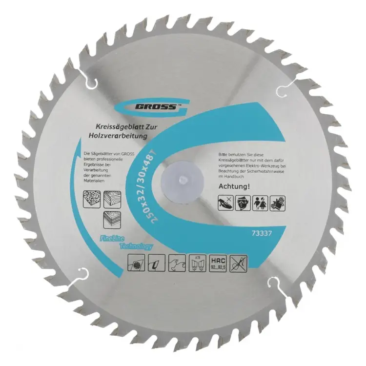 Пильный диск по дереву GROSS 73337