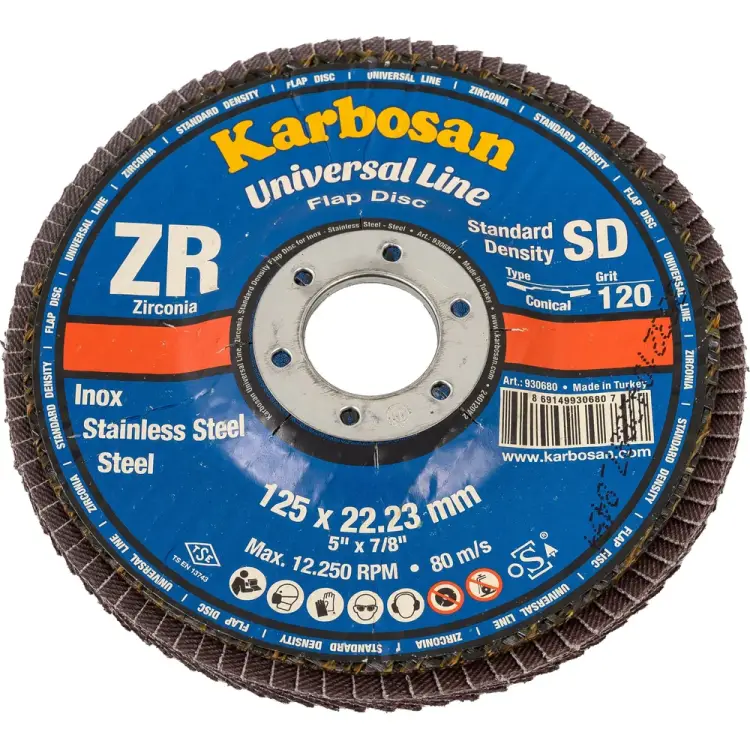 Круг лепестковый ABRAFORM P-120 AF-FLAP-CN-125-P120-ZR65 Круг лепестковый ABRAFORM P-120 AF-FLAP-CN-125-P120-ZR65