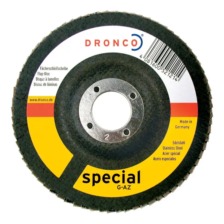 Лепестковый торцевой диск абразивный DRONCO G-AZ K40 5218304