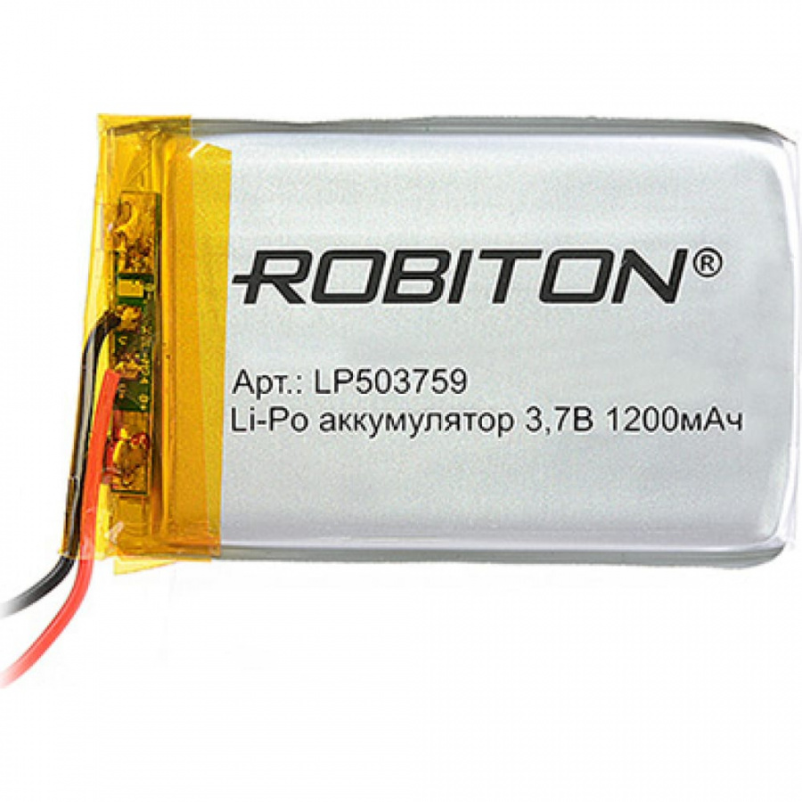 Аккумуляторная сборка Robiton LP503759