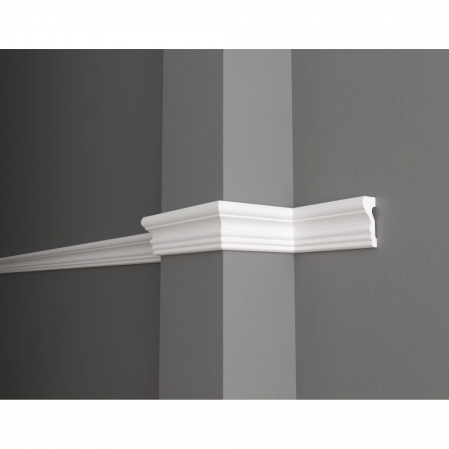 Ударопрочный влагостойкий стеновой молдинг под покраску Decor-Dizayn DD400