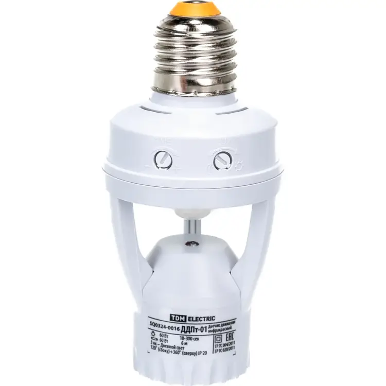Датчик движения в патрон TDM ELECTRIC ДДПт-01 SQ0324-0016