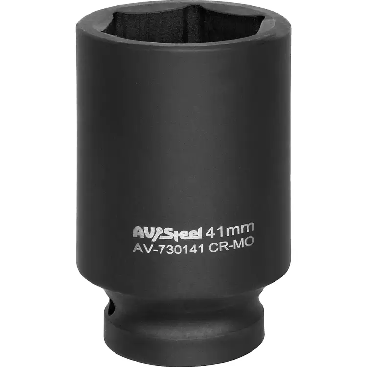 Ударная шестигранная удлиненная головка AV Steel AV-730141