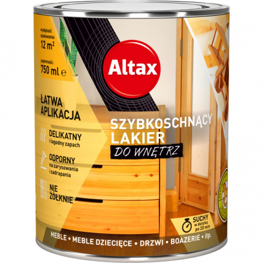 Лак для внутренних работ ALTAX 50823-00-000075