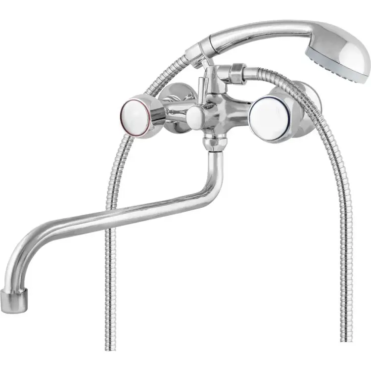 Двуручный смеситель для ванны Klip 717 тов-205559