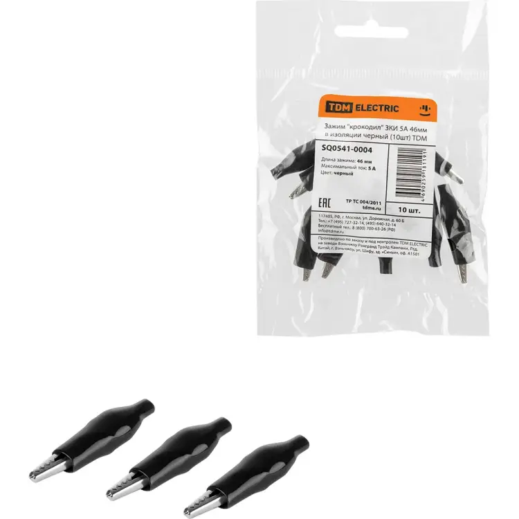 Зажим-крокодил TDM ELECTRIC ЗКИ SQ0541-0004