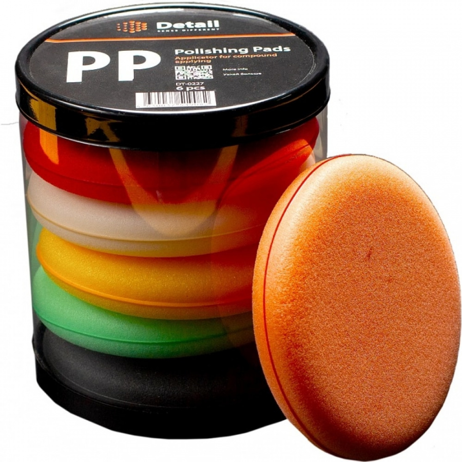 Поролоновых аппликаторов комплект Detail PP Polishing Pads