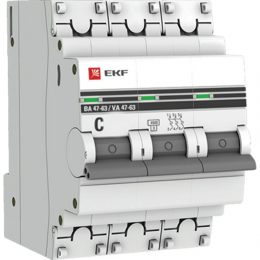 Автоматический выключатель EKF ВА 47-63 PROxima