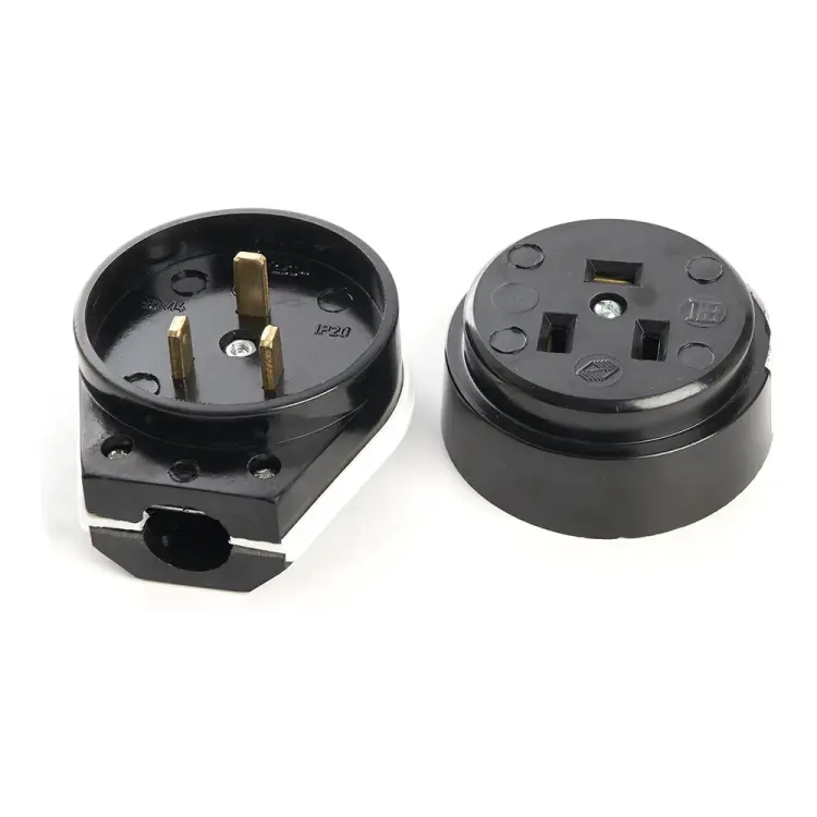 Разборные вилка с розеткой для плит STEKKER PPG32-51-20 39017 Разборные вилка с розеткой для плит STEKKER PPG32-51-20 39017