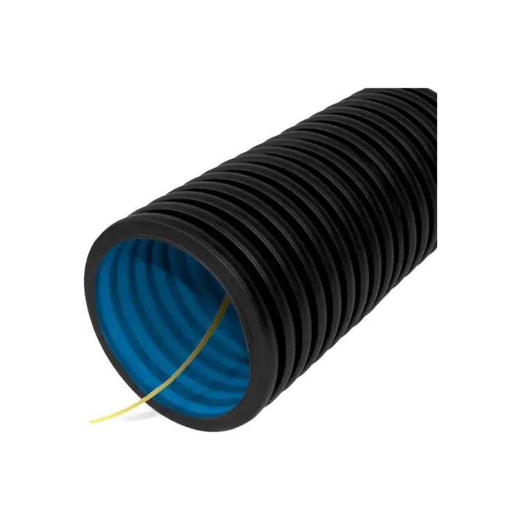 Двустенная гибкая гофрированная труба ПНД Промрукав тип 450 SN12 PR15.0144 Двустенная гибкая гофрированная труба ПНД Промрукав тип 450 SN12 PR15.0144