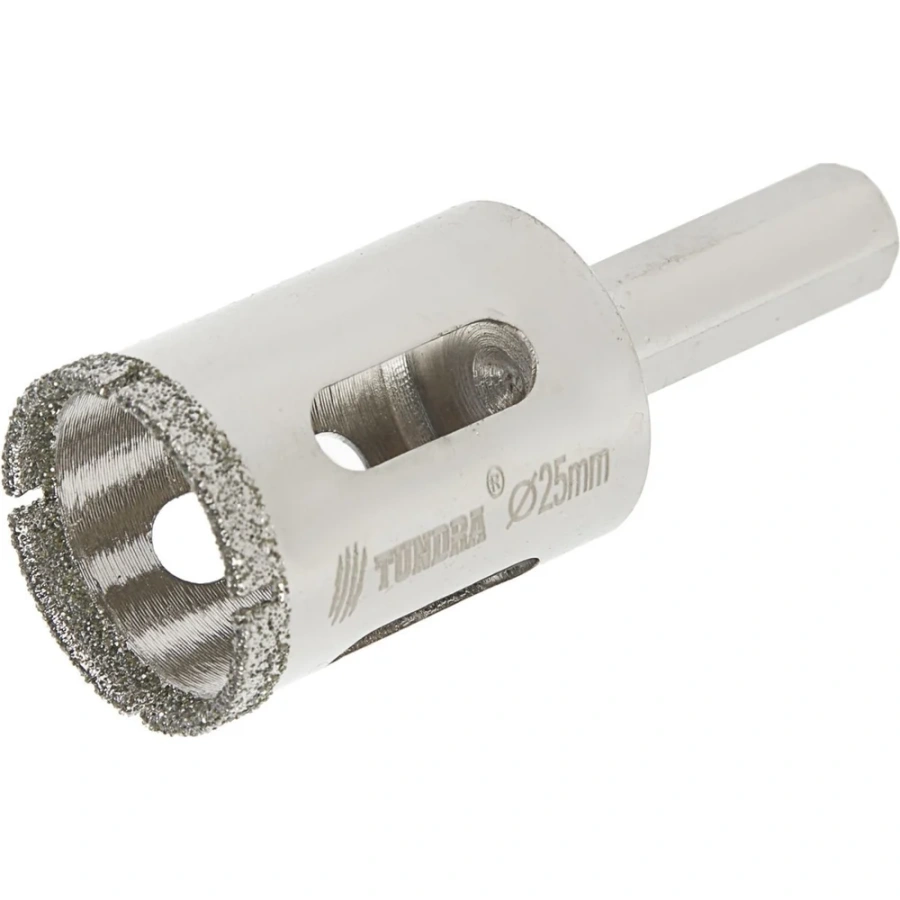 Алмазное сверло по стеклу и керамике ТУНДРА 1935839