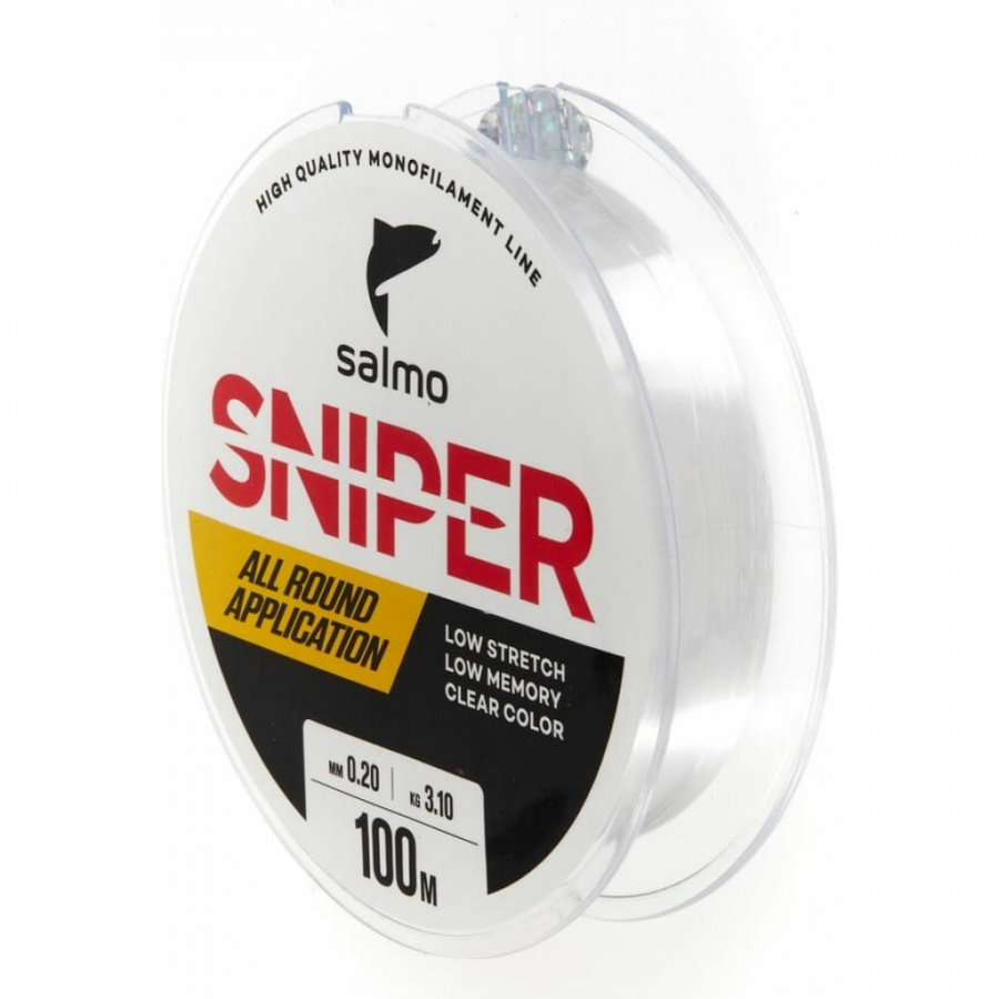 Монофильная леска Salmo Sniper Clear 100/020